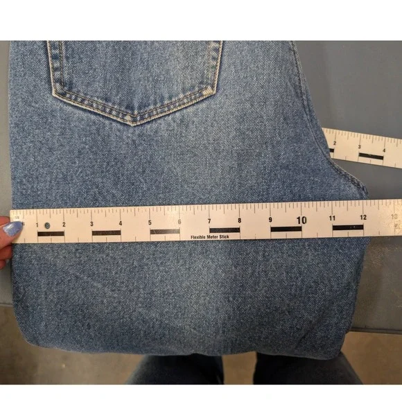 Cabelas Fleece Lined Jeans Mens 36 X-Long Blue Denim Insulated Work Pants - Picture 11 of 13